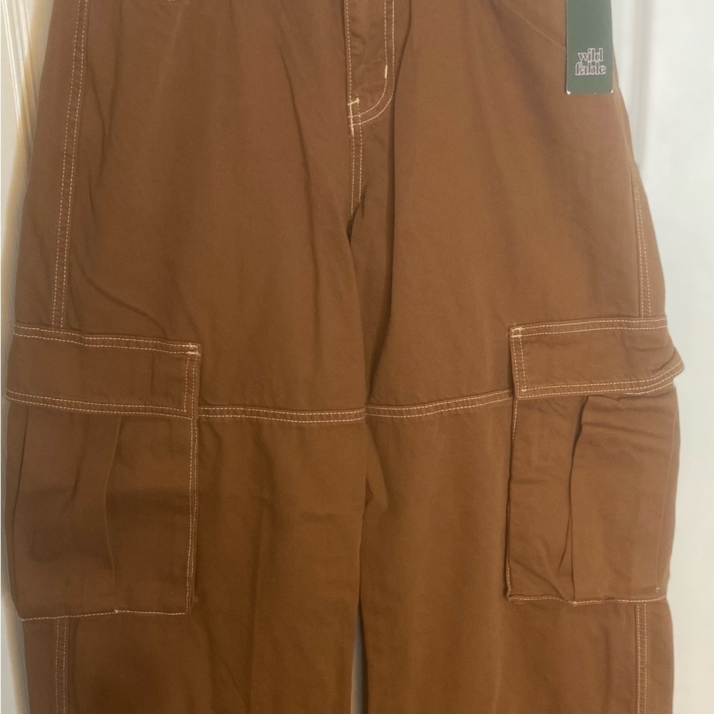 Wild Fable Women's Brown Wide Leg Pants - Picture 2 of 5